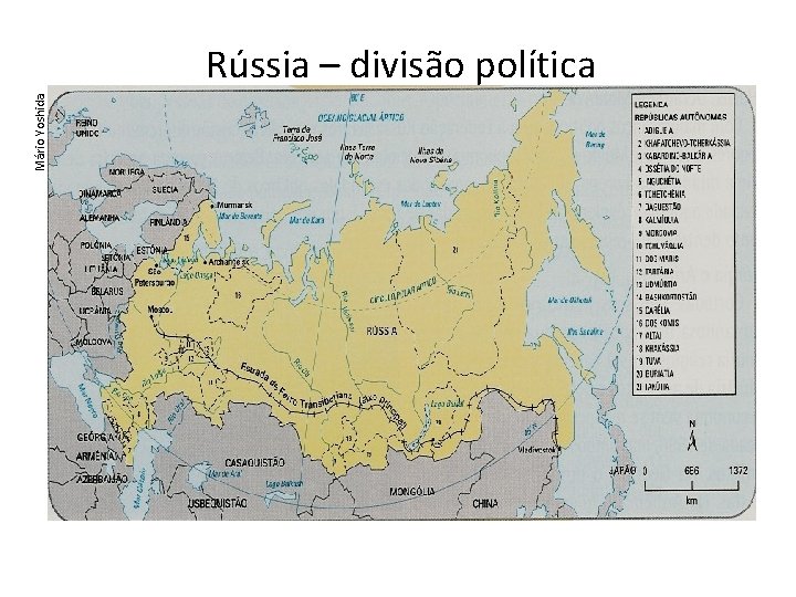 Mário Yoshida Rússia – divisão política 