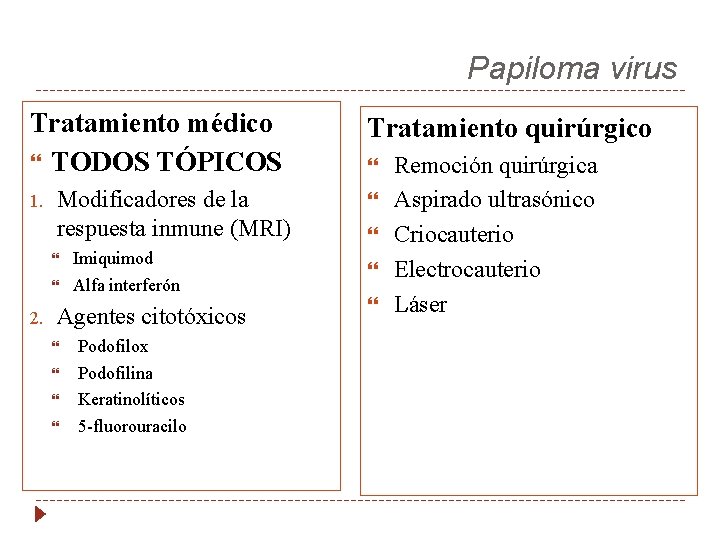 papillomaviridae tratamiento