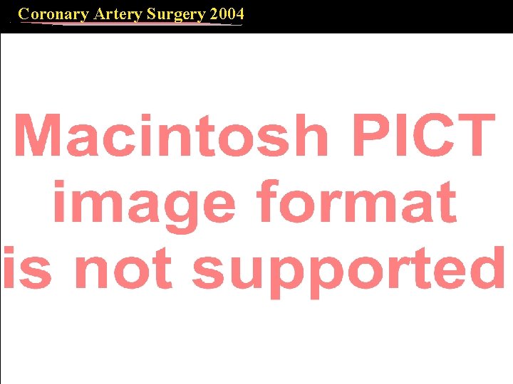 Coronary Artery Surgery 2004 Outcome according to number of diseased vessels (237 conversion CABG