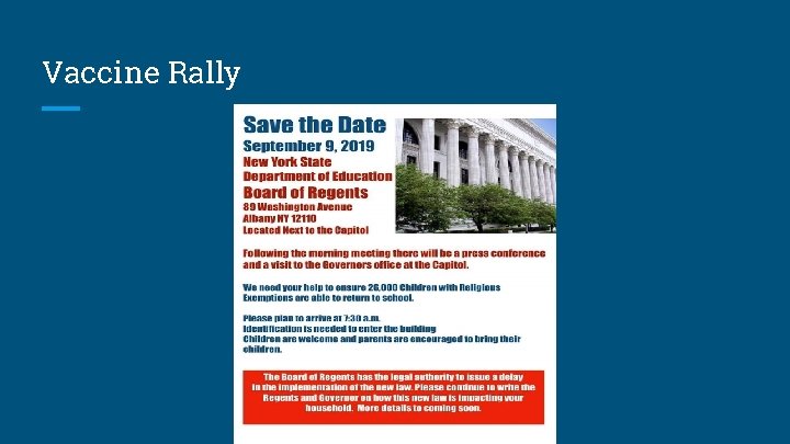 Vaccine Rally 