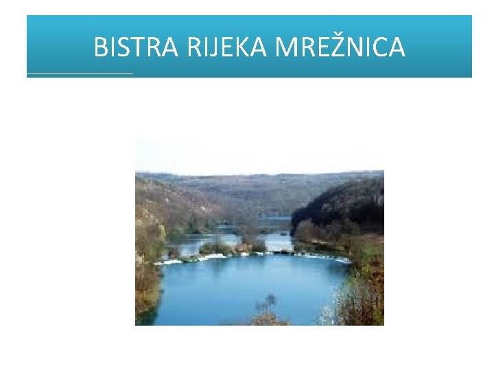 BISTRA RIJEKA MREŽNICA 