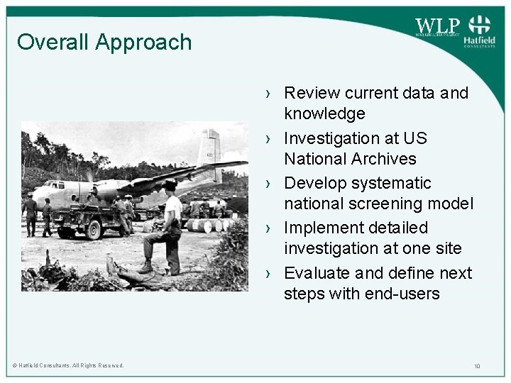 Overall Approach › Review current data and knowledge › Investigation at US National Archives