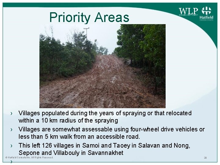 Priority Areas › Villages populated during the years of spraying or that relocated within
