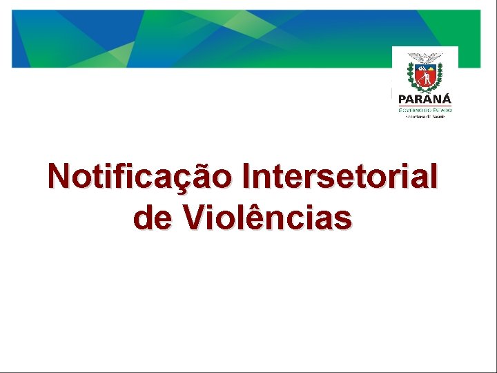 Notificação Intersetorial de Violências 