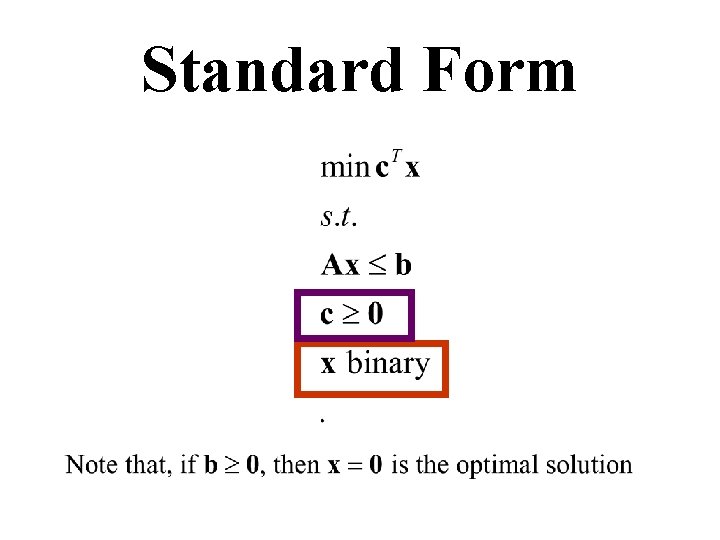 Standard Form 