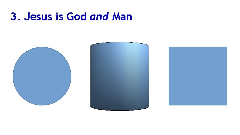 3. Jesus is God and Man 