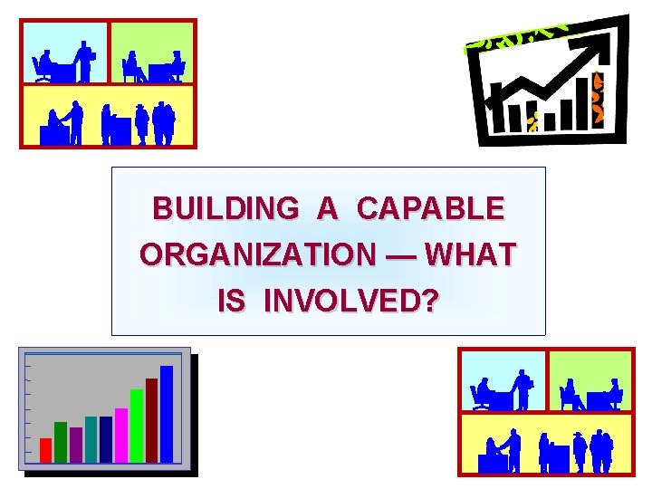 BUILDING A CAPABLE ORGANIZATION — WHAT IS INVOLVED? 