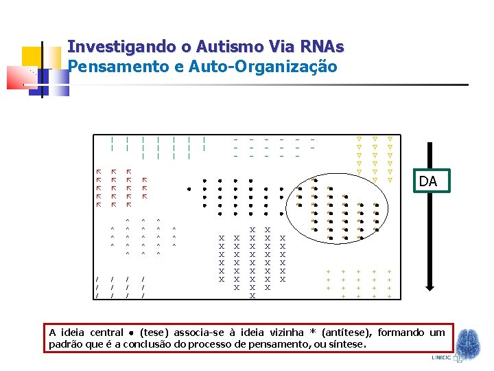 Investigando o Autismo Via RNAs Pensamento e Auto-Organização / / / | | |