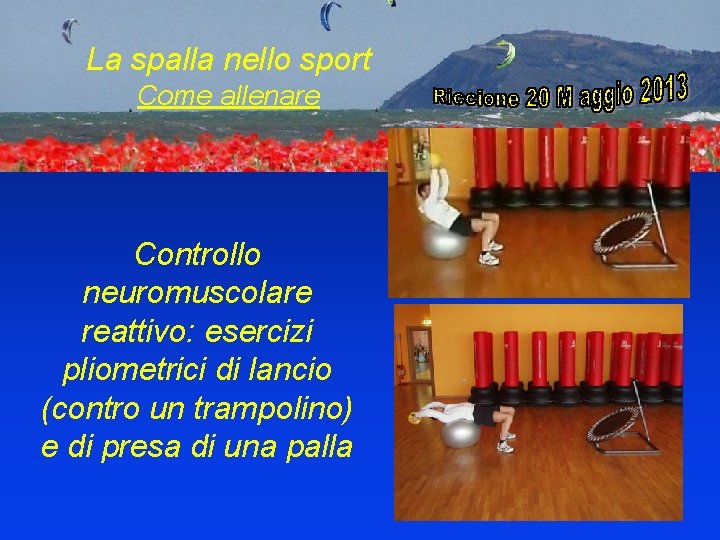 La spalla nello sport Come allenare Controllo neuromuscolare reattivo: esercizi pliometrici di lancio (contro