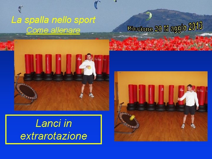 La spalla nello sport Come allenare Lanci in extrarotazione 