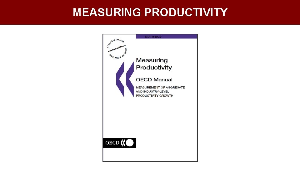 MEASURING PRODUCTIVITY 