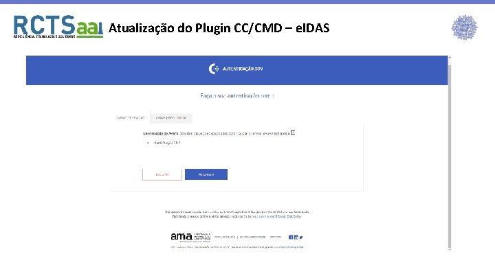 Atualização do Plugin CC/CMD – e. IDAS 