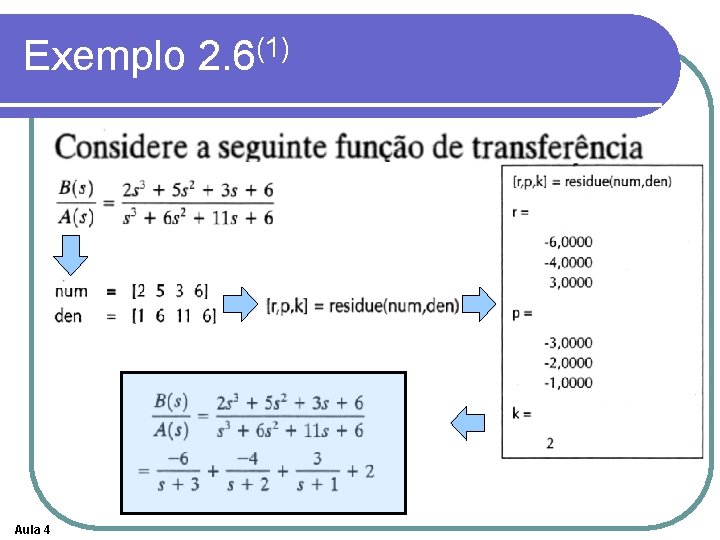 Exemplo 2. 6(1) Aula 4 