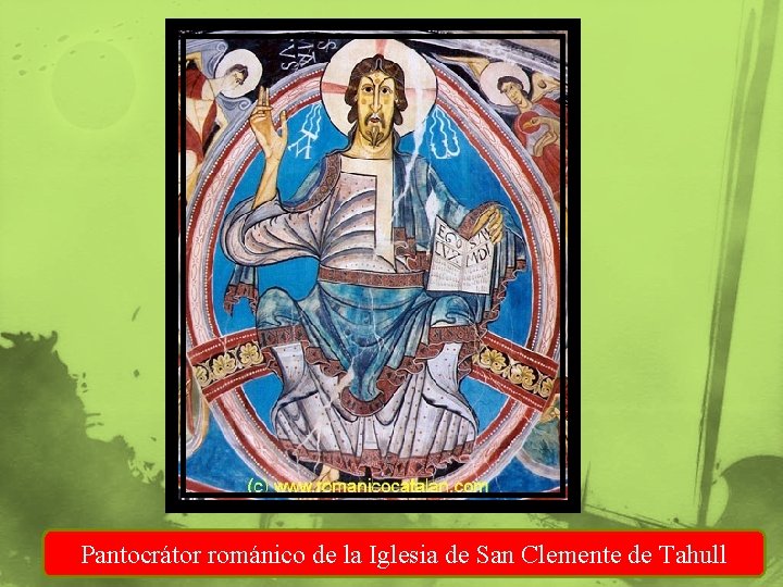 Pantocrátor románico de la Iglesia de San Clemente de Tahull 