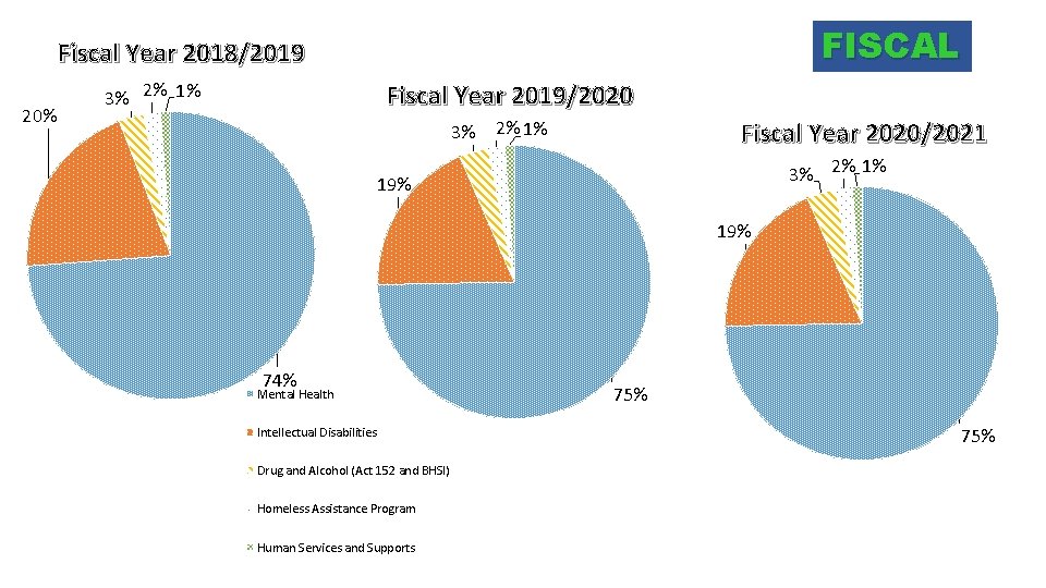 FISCAL Fiscal Year 2018/2019 20% 3% 2% 1% Fiscal Year 2019/2020 3% Fiscal Year