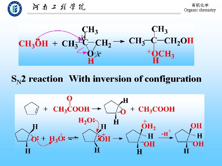 有机化学 Organic chemistry SN 2 reaction With inversion of configuration 