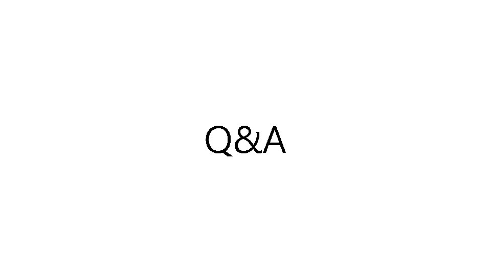 Q&A 