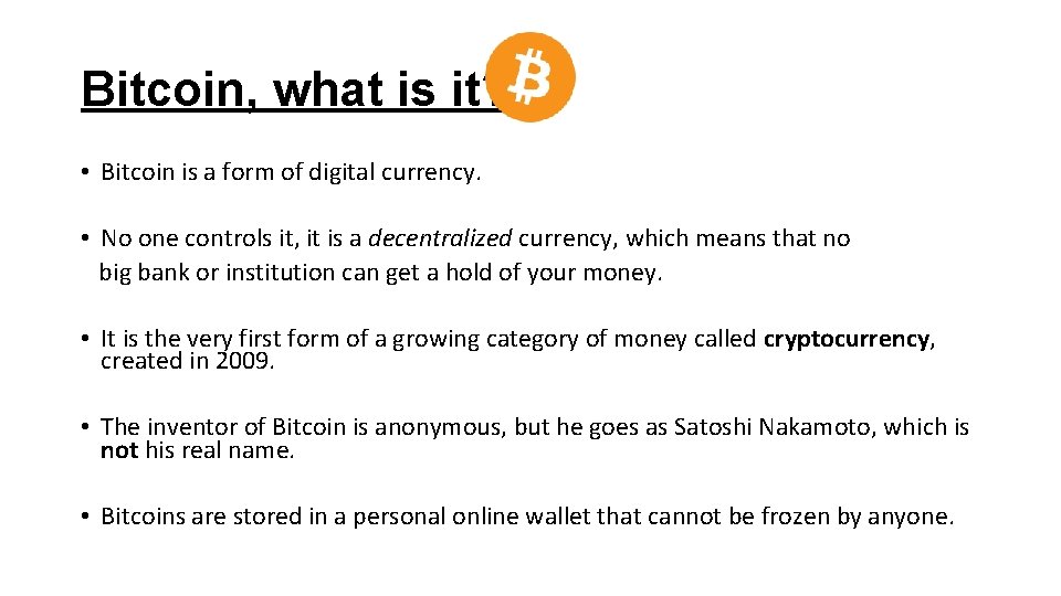 ce este bitcoin satoshi