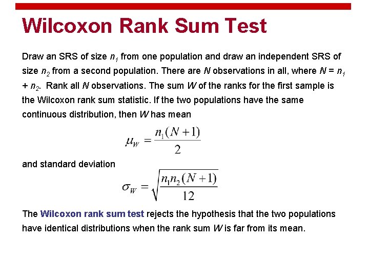 Nonparametric Tests Ips Chapter 15 15 1 The