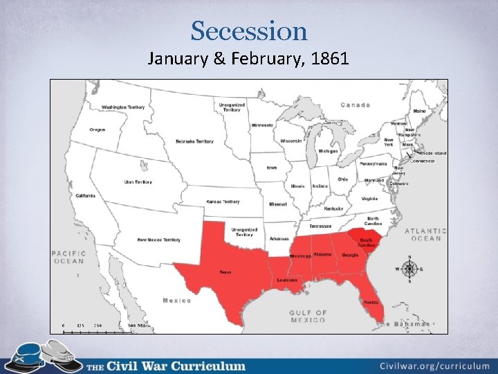 Secession January & February, 1861 