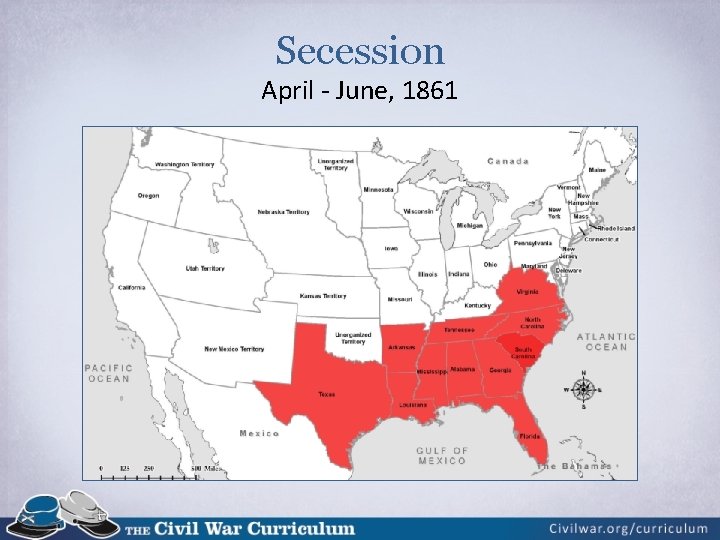 Secession April - June, 1861 