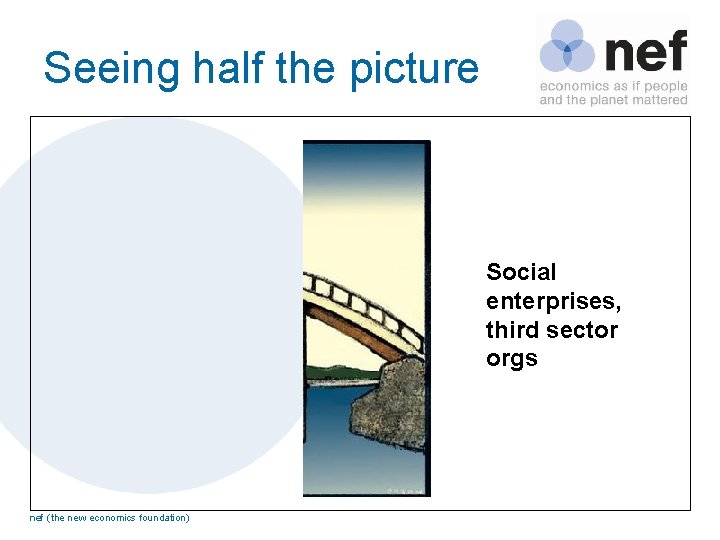 Seeing half the picture Social enterprises, third sector orgs nef (the new economics foundation)
