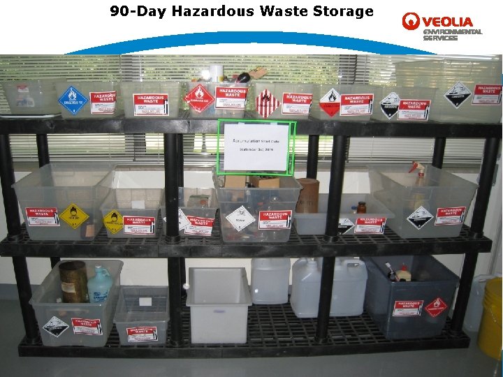 90 -Day Hazardous Waste Storage NORTH AMERICA www. Veolia. ES. com TECHNICAL SOLUTIONS www.