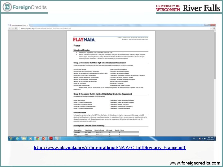 http: //www. playnaia. org/d/international/NAIAEC_Intl. Directory_France. pdf 