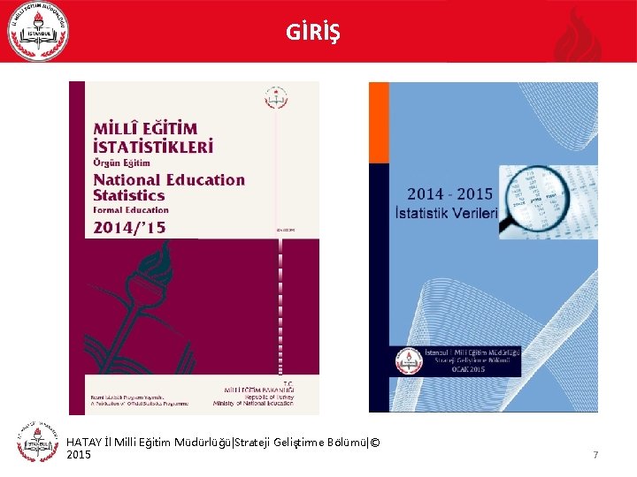 GİRİŞ HATAY İl Milli Eğitim Müdürlüğü|Strateji Geliştirme Bölümü|© 2015 7 