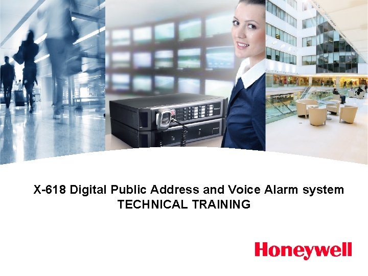 X618 Digital Public Address and Voice Alarm system