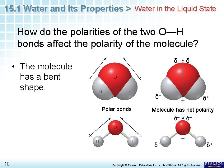 15. 1 Water and Its Properties > Water in the Liquid State How do 15. 1 Water and Its Properties > Water in the Liquid State How do
