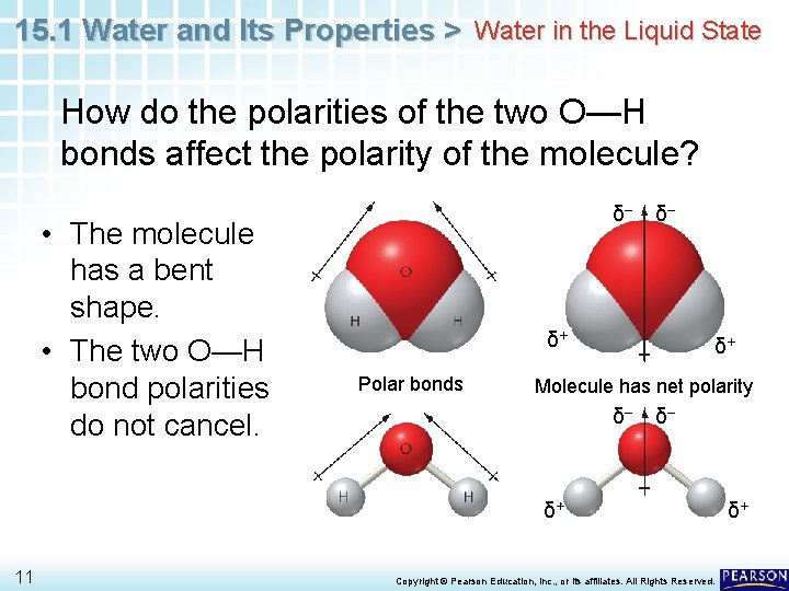 15. 1 Water and Its Properties > Water in the Liquid State How do 15. 1 Water and Its Properties > Water in the Liquid State How do