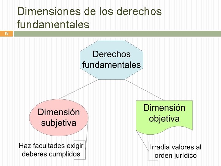 Dimensiones de los derechos fundamentales 18 