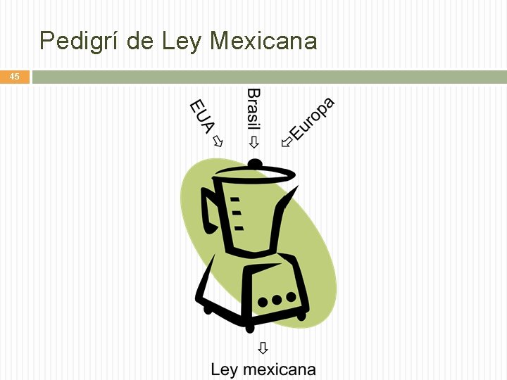 Pedigrí de Ley Mexicana 45 