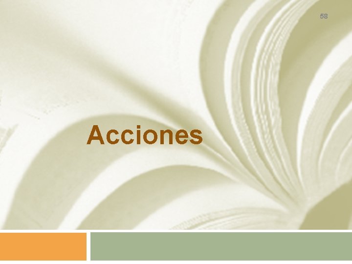 58 Acciones 