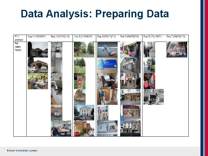 Data Analysis: Preparing Data Brunel University London Data Analysis: Preparing Data Brunel University London
