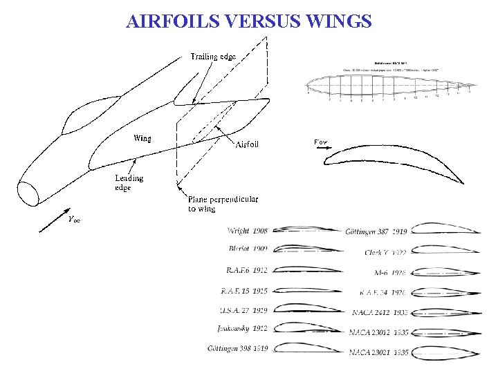 AIRFOILS VERSUS WINGS 