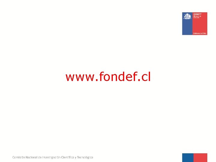 www. fondef. cl 