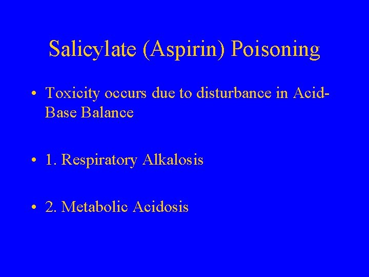Acute Poisoning In Adults Leilah Dare Sp R