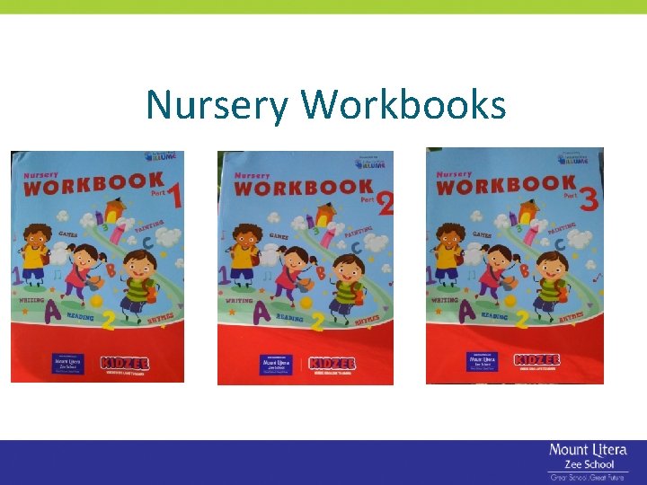 Nursery Workbooks Nursery Workbooks