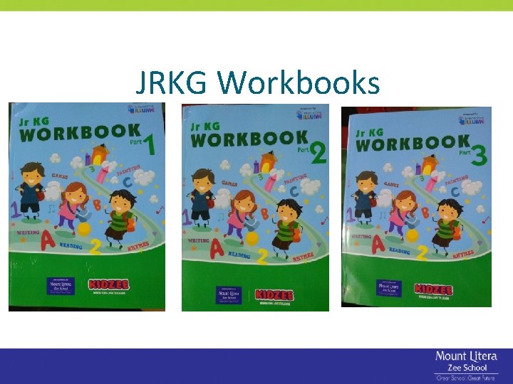 JRKG Workbooks JRKG Workbooks