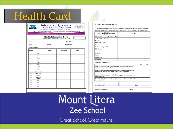 Health Card Health Card