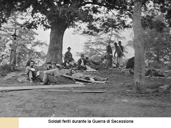 Soldati feriti durante la Guerra di Secessione 