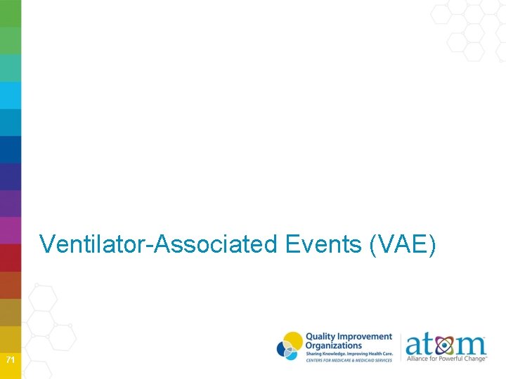 Ventilator-Associated Events (VAE) 71 