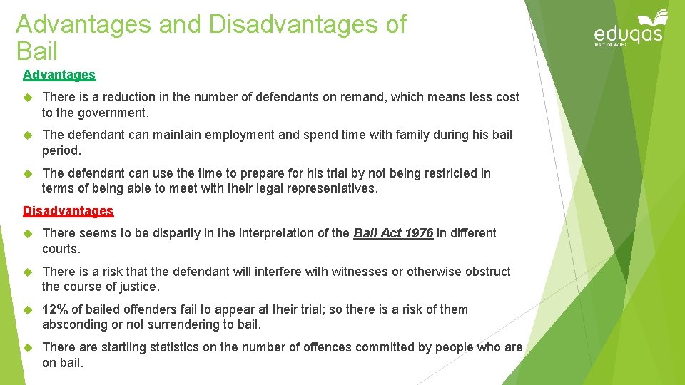 Bail Rules Of Criminal Law And Theory In
