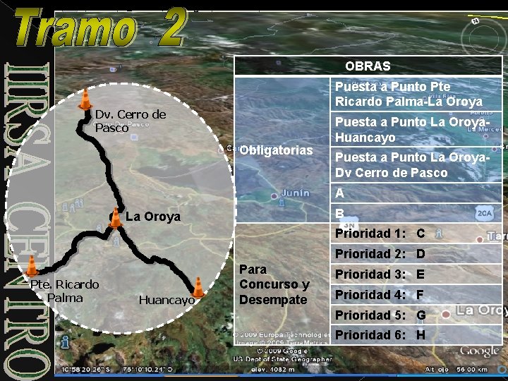 OBRAS Puesta a Punto Pte Ricardo Palma-La Oroya Dv. Cerro de Pasco Obligatorias Puesta OBRAS Puesta a Punto Pte Ricardo Palma-La Oroya Dv. Cerro de Pasco Obligatorias Puesta
