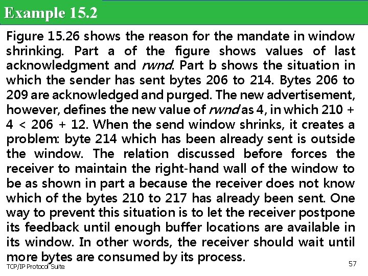 Example 15. 2 Figure 15. 26 shows the reason for the mandate in window