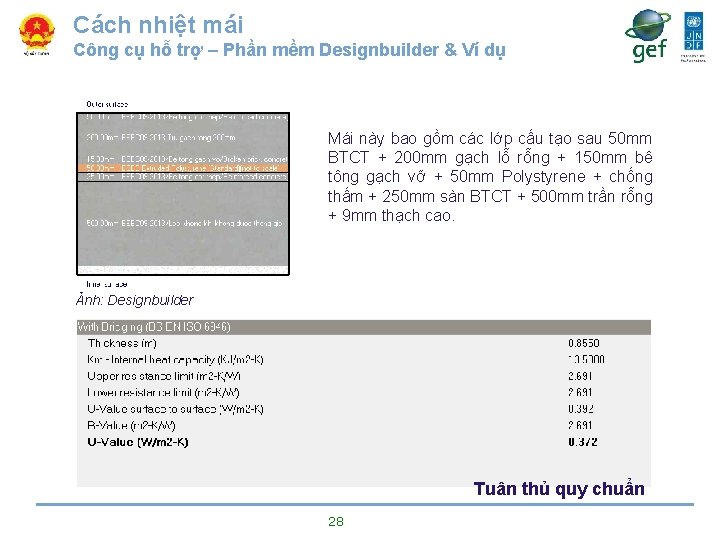 Cách nhiệt mái Công cụ hỗ trợ – Phần mềm Designbuilder & Ví dụ