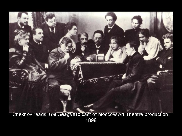 Chekhov reads The Seagull to cast of Moscow Art Theatre production, 1898 