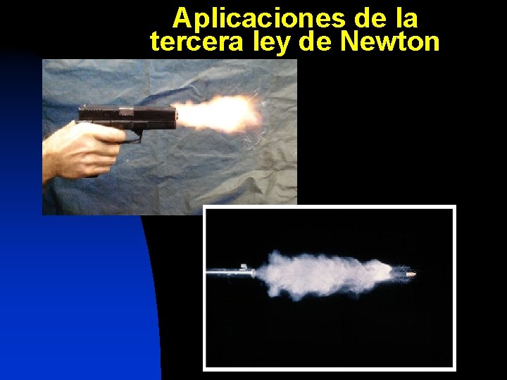 Aplicaciones de la tercera ley de Newton 